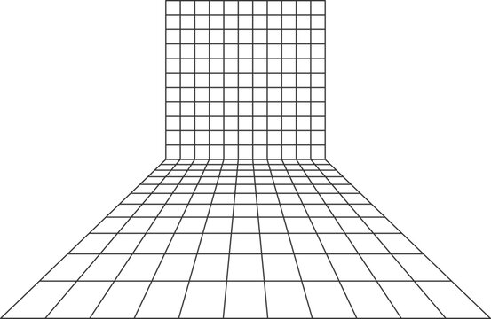 선-라인-입체-3d-그리드-격자-메쉬-모눈종이-그래프 페퍼-배경
