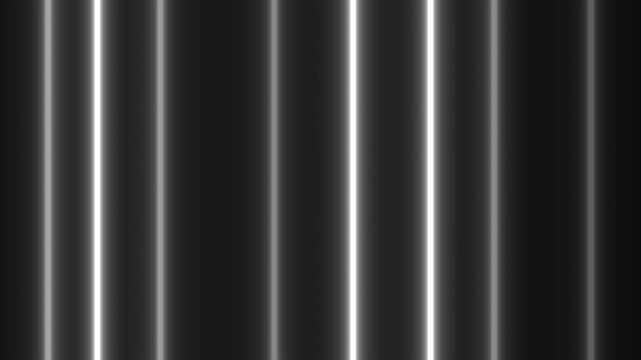 Neon glowing line blinking animation. Colorful White of neon line blaze glowing flashing animation loop random on a black background