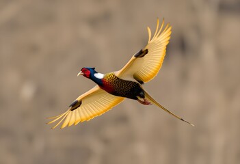 A close up of a Golden Pheasant