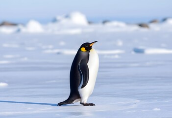 A view of Penguins on the Ice