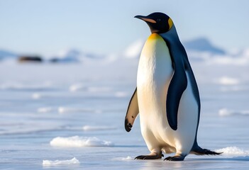 A view of Penguins on the Ice