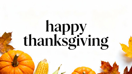 Autumn background design featuring a border of orange leaves and fresh pumpkins for a happy Halloween or Thanksgiving harvest celebration vector illustration