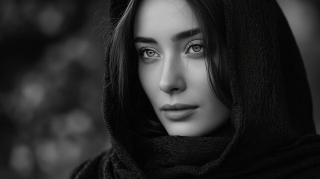 Mystical Witch Woman with Magical Energy, Esoteric and Spiritual Power Concept
