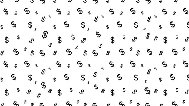 Dollar Money Icon Black and White Seamless Pattern Vector Background
Minimal Repeating Currency Symbol Design for Finance and Modern Graphic Design
