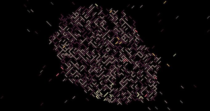 Clean Sliding Diagonals Reunion Map Animation