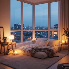 interior of a bedroom