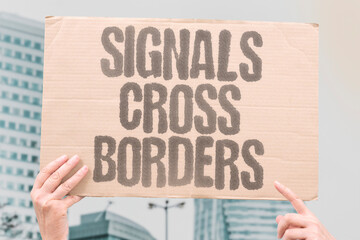 "Signals Cross Borders" Demonstrations resonate beyond neighbors. SIGNALS.IRAN.MISSILES.REGION.IMPACT.