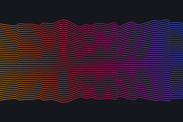 Red Purple Linear Gradient Synthwave Lines Background