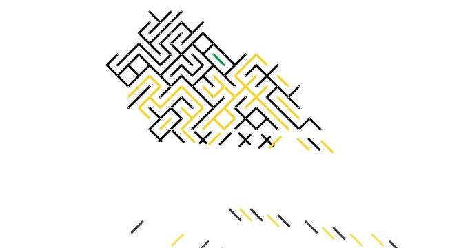 Corporate Diagonal Animation Rwanda Country Silhouette
