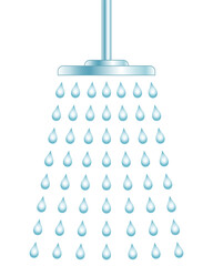 Shower head illustration