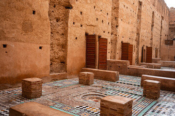 Badi Palace in Marrakech  Morocco