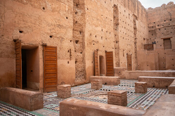 Badi Palace in Marrakech  Morocco