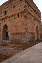 Badi Palace in Marrakech  Morocco