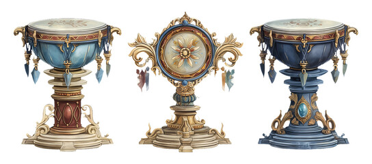 Ornate Decorative Music Stands for Festive International Gatherings