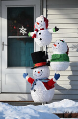 Snowman Family Decoration
