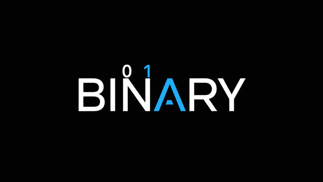 Conceptual Binary Code Representation with Digital Zeros and Ones Intertwined