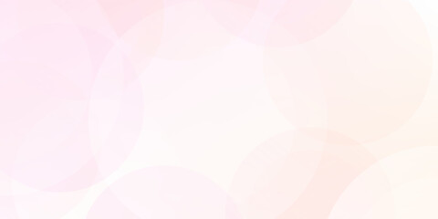 Banner background, pastel colorful, pink and orange gradations, circle abstract background, eps 10
