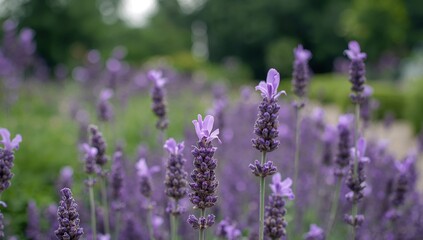 Fototapeta premium Purple Haze. A Floral Study in Violet and Green, Capturing Light and Shadow.