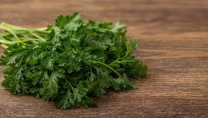 Verdant Fronds on Wood, a Study in Texture and Organic Form, Detailed Greens.