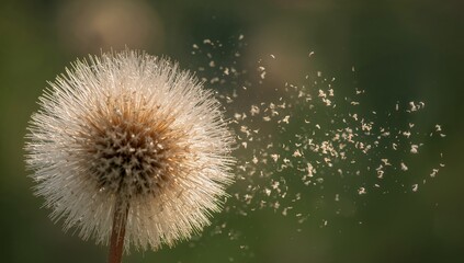 Whispers in the Breeze. A Moment of Ephemeral Beauty and Delicate Fragility.