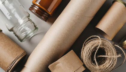 Eco-friendly packaging materials and sustainable craft supplies