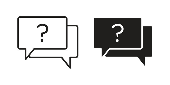 Comment question icons sign vectors. suitable for web, app, infographic, etc