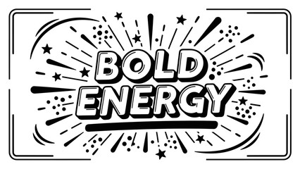 Bold Energy Explosive Graphic Design Elements Representing Power and Dynamism
