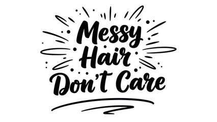 Expressive handwritten typography conveying a casual attitude and self-acceptance in a bold © filterJU