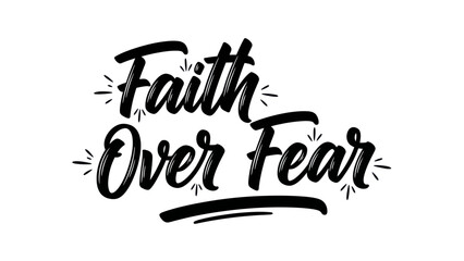 Inspirational handwritten typography design emphasizing inner strength and overcoming obstacles © filterJU