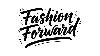 Stylish handwritten typography celebrating the concept of fashion and trendsetting advancements in © varla