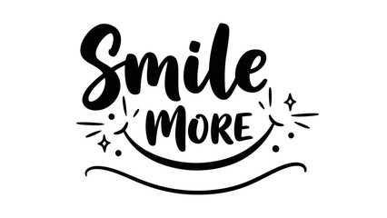 Uplifting typographic design encouraging a brighter outlook with delightful script