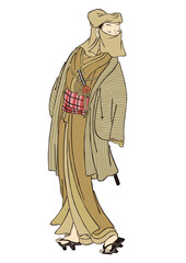 浮世絵　町人　その246