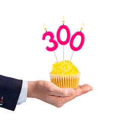 Candle number 300 - Number of followers or likes