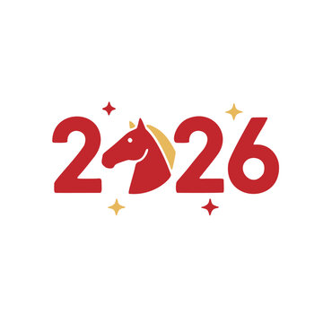 2026 Chinese New Year of the Horse illustration