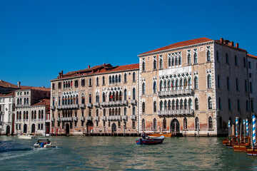 Canal cruise in Venice, Italy