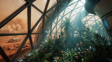 Martian Biodome: Future Ecosystem & Space Living