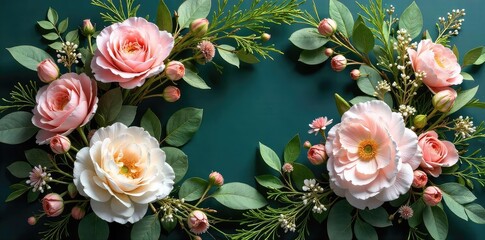 Elegant wedding floral arrangements featuring lush greenery, cascading blooms, and delicate accents Perfect for rustic, romantic, or bohemian wedding themes , floral design, cascade