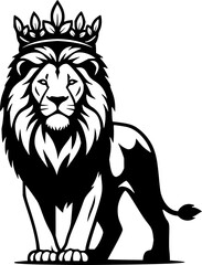 Obraz premium lion vector illustration