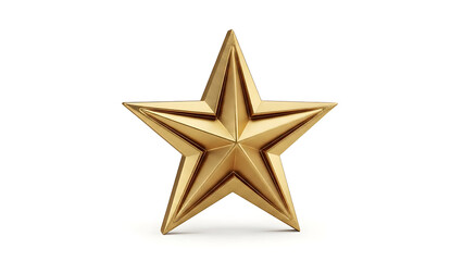 Obraz premium gold star icon symbol