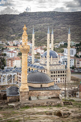 Naklejka premium kaya mosque in nevsehir, cappadokia, turkiye, turkey
