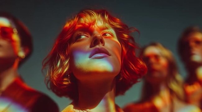 Grupo de Mulheres em Conexao Emocional Representando Amizade Feminina Moda Contemporanea e Expressao de Identidade