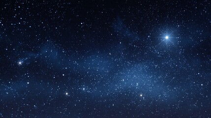 Fototapeta premium starry sky background with stars and the mysterious bright star