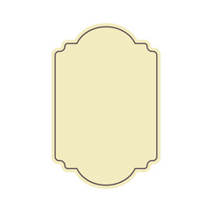 Vintage Badge Label Frame