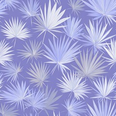 Abstract palm leaf pattern on a purple background for artistic designs