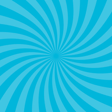 水色のスパイラルな背景のベクターイラスト