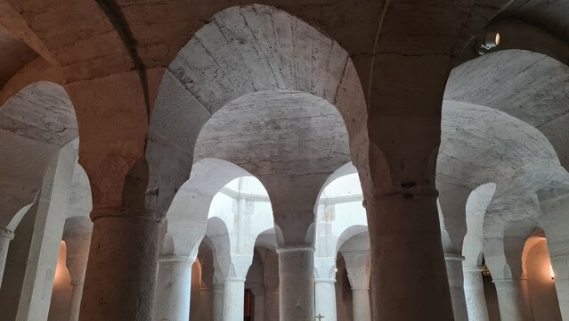 La magnifique coupole r&eacute;nov&eacute;e de la rotonde Saint-B&eacute;nigne (Dijon)