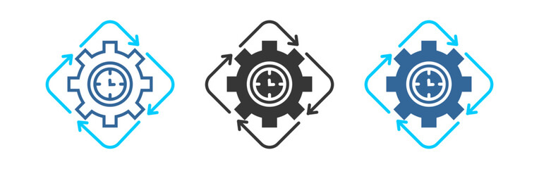  consistency icon set multiple style collection	
