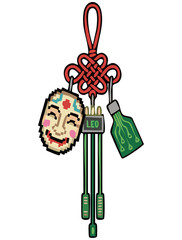 한국고유문화 하회탈,반도체,장식,노리개