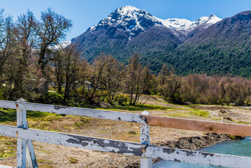 On the Road, Cerro Tronador, Bariloche, Rio Negro Province, Patagonia, Argentina