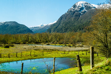 On the Road, Cerro Tronador, Bariloche, Rio Negro Province, Patagonia, Argentina